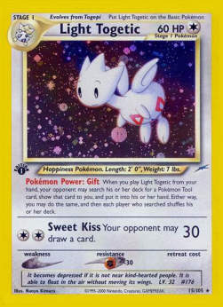 Light Togetic NDE-15 Holo Rare Played Englisch