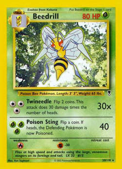Beedrill LC-20 Rare Near Mint Englisch