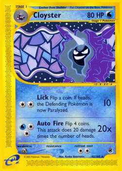 Cloyster EX-42 Rare Played Englisch