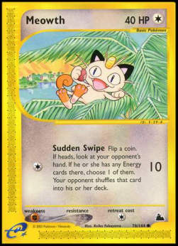 Meowth SK-78 Common Good Englisch