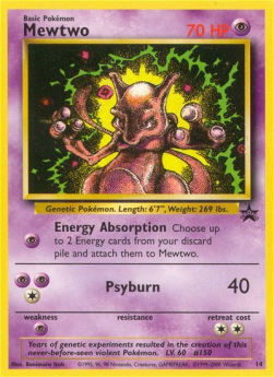 Mewtwo WP-14 Promo Poor Englisch