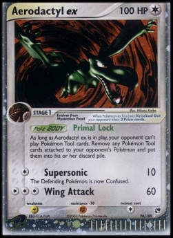 Aerodactyl ex SS-94 Ultra Rare Excellent Deutsch