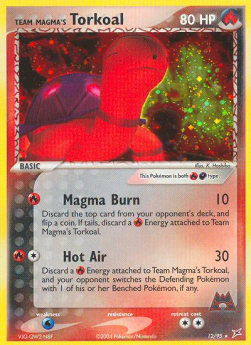 Team Magmas Qurtel MA-12 Holo Rare Good Deutsch