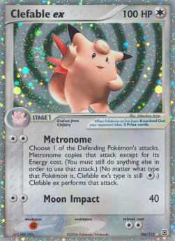 Clefable ex FL-106 Ultra Rare Poor Englisch