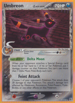 Nachtara δ Delta Species DS-17 Holo Rare Played Deutsch Reverse Holo