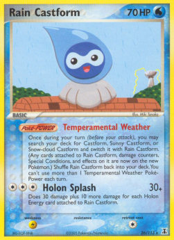 Regen Formeo DS-26 Rare Played Deutsch Reverse Holo