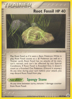 Wurzelfossil LM-80 Common Light Played Deutsch Reverse Holo