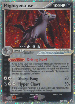 Magnayen ex HP-101 Ultra Rare Played Deutsch
