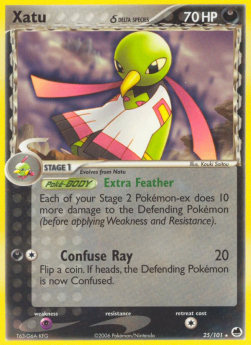 Xatu δ Delta Species DF-25 Rare Light Played Deutsch