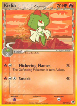 Kirlia δ Delta Species DF-33 Uncommon Good Deutsch Reverse Holo