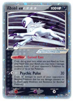 Absol ex PK-92 Ultra Rare Poor Englisch