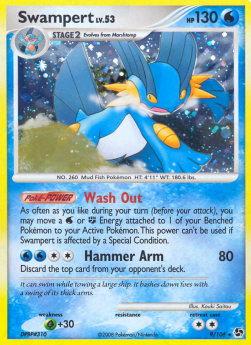 Sumpex Lv.53 GE-9 Holo Rare Played Deutsch