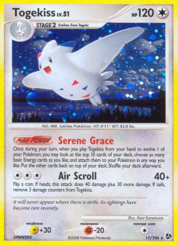 Togekiss Lv.51 GE-11 Holo Rare Played Deutsch