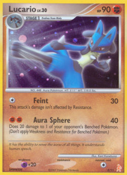 Lucario Lv.30 TK3-L3 Common Excellent Deutsch