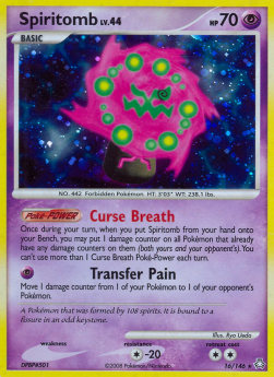 Spiritomb Lv.44 LA-16 Holo Rare Good Englisch