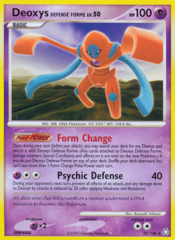 Deoxys Verteidigungsform Lv.50 LA-25 Rare Good Deutsch Reverse Holo