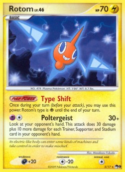 Rotom Lv.46 POP9-5 Rare Light Played Deutsch