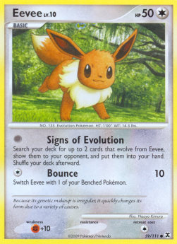 Evoli Lv.10 RR-59 Common Excellent Deutsch