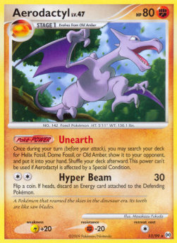 Aerodactyl Lv.47 AR-13 Rare Excellent Deutsch