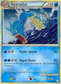 Garados HS-4 Holo Rare Good Deutsch