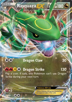 Rayquaza EX ROS-60 Ultra Rare Poor Deutsch
