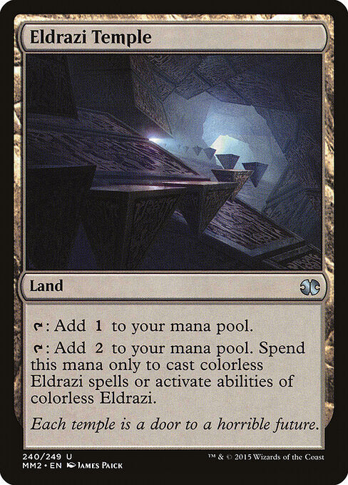 Eldrazi Temple MM2-240 Uncommon Poor Englisch