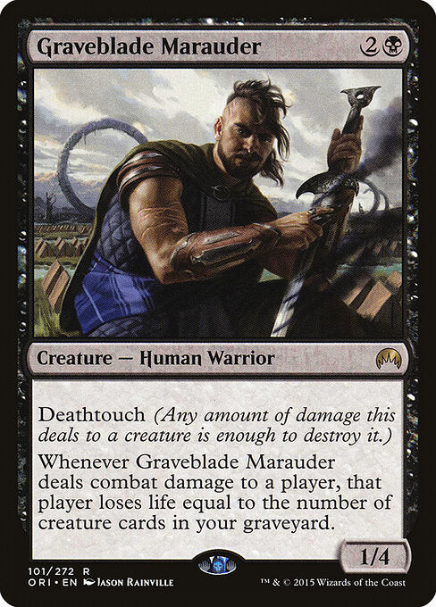 Graveblade Marauder ORI-101 Rare Excellent Englisch Foil