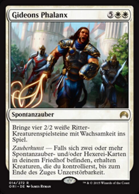 Gideons Phalanx ORI-14 Rare Excellent Deutsch Foil
