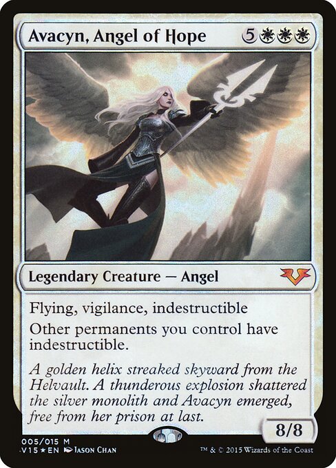 Avacyn, Engel der Hoffnung V15-5 Mythic Excellent Englisch Foil