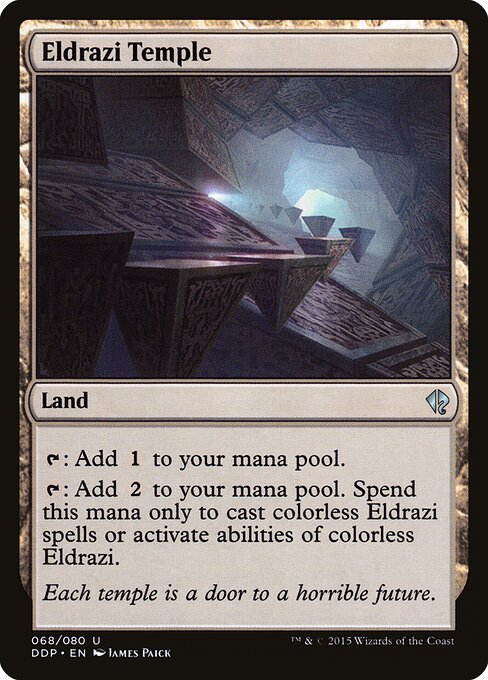 Eldrazi Temple DDP-68 Uncommon Played Englisch