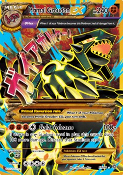 Proto-Groudon EX AOR-97 Ultra Rare Played Deutsch