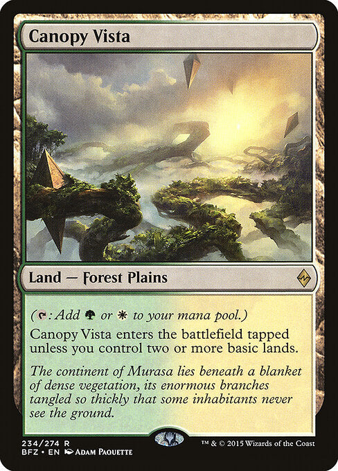 Blätterdach-Panorama BFZ-234 Rare Near Mint Englisch