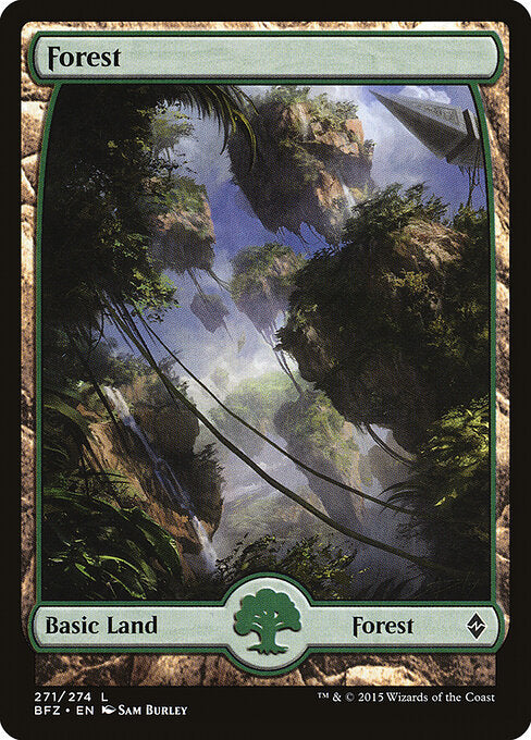 Forest BFZ-271 Land Light Played Englisch Foil
