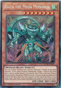 Raiza der Megamonarch MP15-091 Secret Rare Good Deutsch 1. Auflage