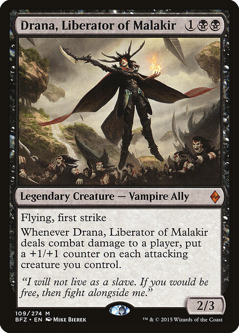 Drana, Befreierin von Malakir BFZ-109 Mythic Excellent Englisch