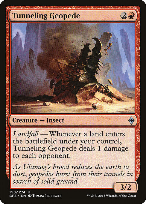 Tunnelgräber-Geoped BFZ-158 Uncommon Good Englisch Foil