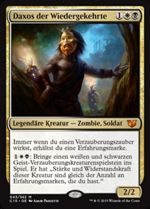 Daxos der Wiedergekehrte (V.1) C15-43 Mythic Excellent Deutsch