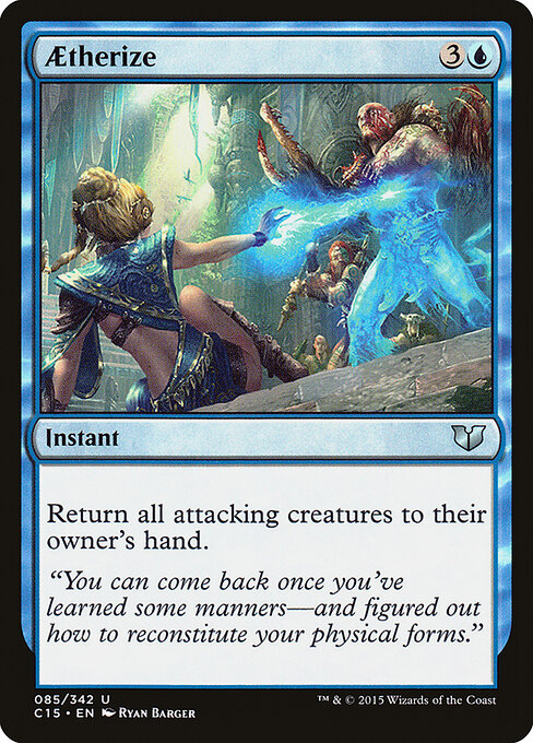 Aetherize C15-85 Uncommon Light Played Englisch