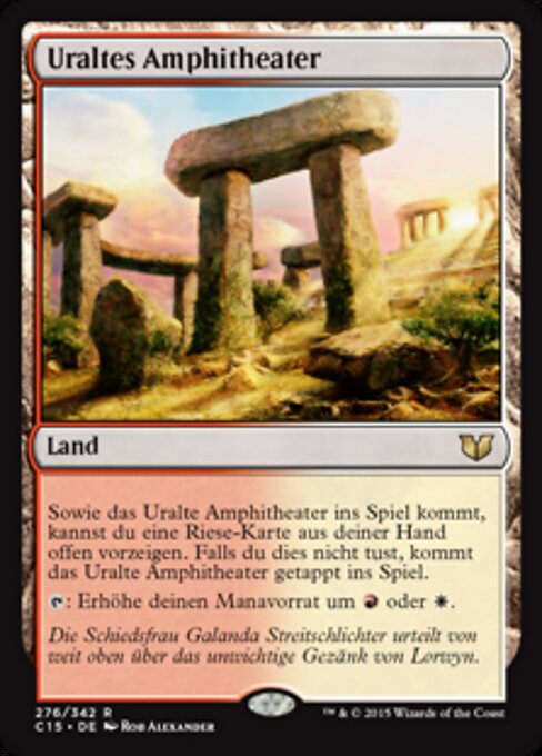 Uraltes Amphitheater C15-276 Rare Near Mint Deutsch