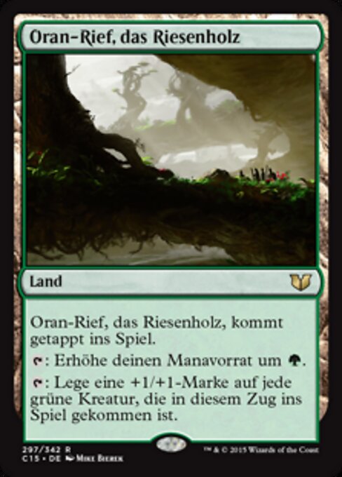 Oran-Rief, das Riesenholz C15-297 Rare Excellent Deutsch