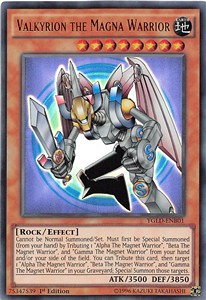 Valkyrion, Magnetkrieger YGLD-B01 Ultra Rare Excellent Deutsch 1. Auflage