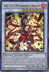 Buntäugiger Meteoreinschlagdrache SDMP-041 Ultra Rare Light Played Deutsch 1. Auflage