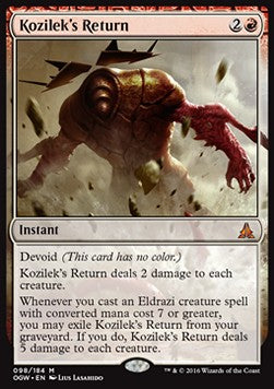 Kozileks Rückkehr OGW-98 Mythic Excellent Englisch