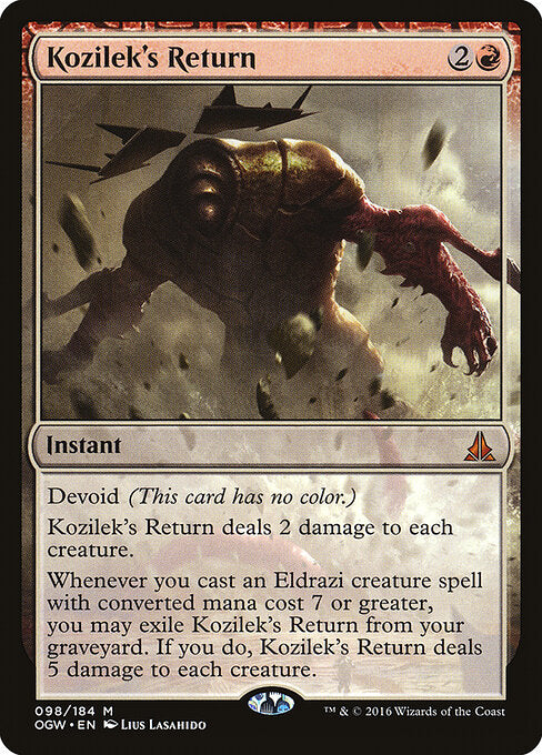 Kozileks Rückkehr OGW-98 Mythic Excellent Englisch Foil