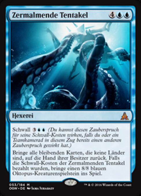 Zermalmende Tentakel OGW-53 Mythic Played Deutsch