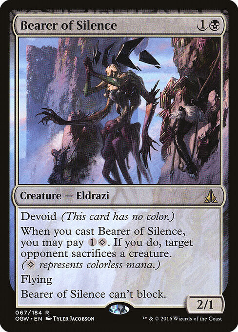 Bearer of Silence OGW-67 Rare Light Played Englisch