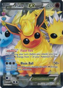 Flareon EX GEN-RC28 Ultra Rare Light Played Deutsch
