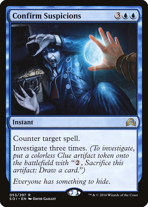 Confirm Suspicions SOI-53 Rare Excellent Englisch
