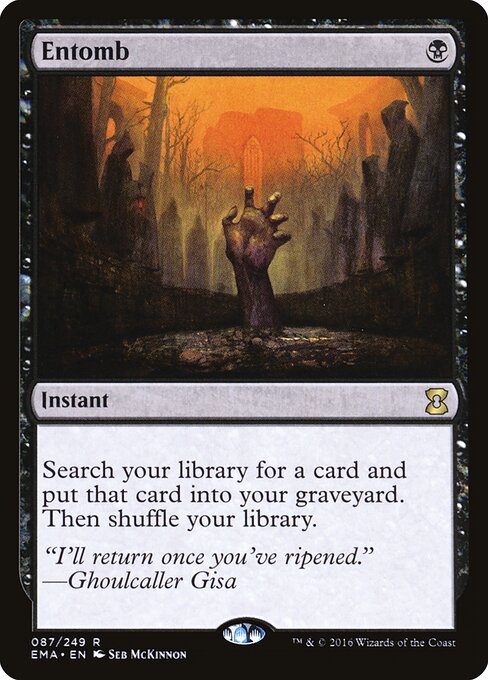 Entomb EMA-87 Rare Light Played Englisch