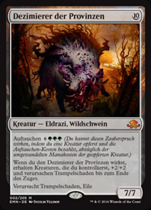 Dezimierer der Provinzen EMN-2 Mythic Light Played Deutsch